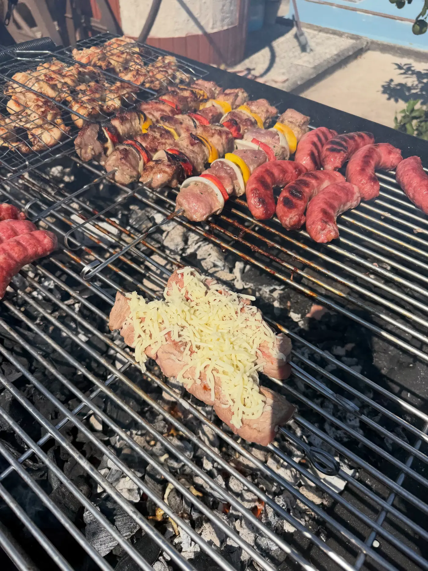 Alcatra com mozzarella e linguiça na grelha do Menu Premium